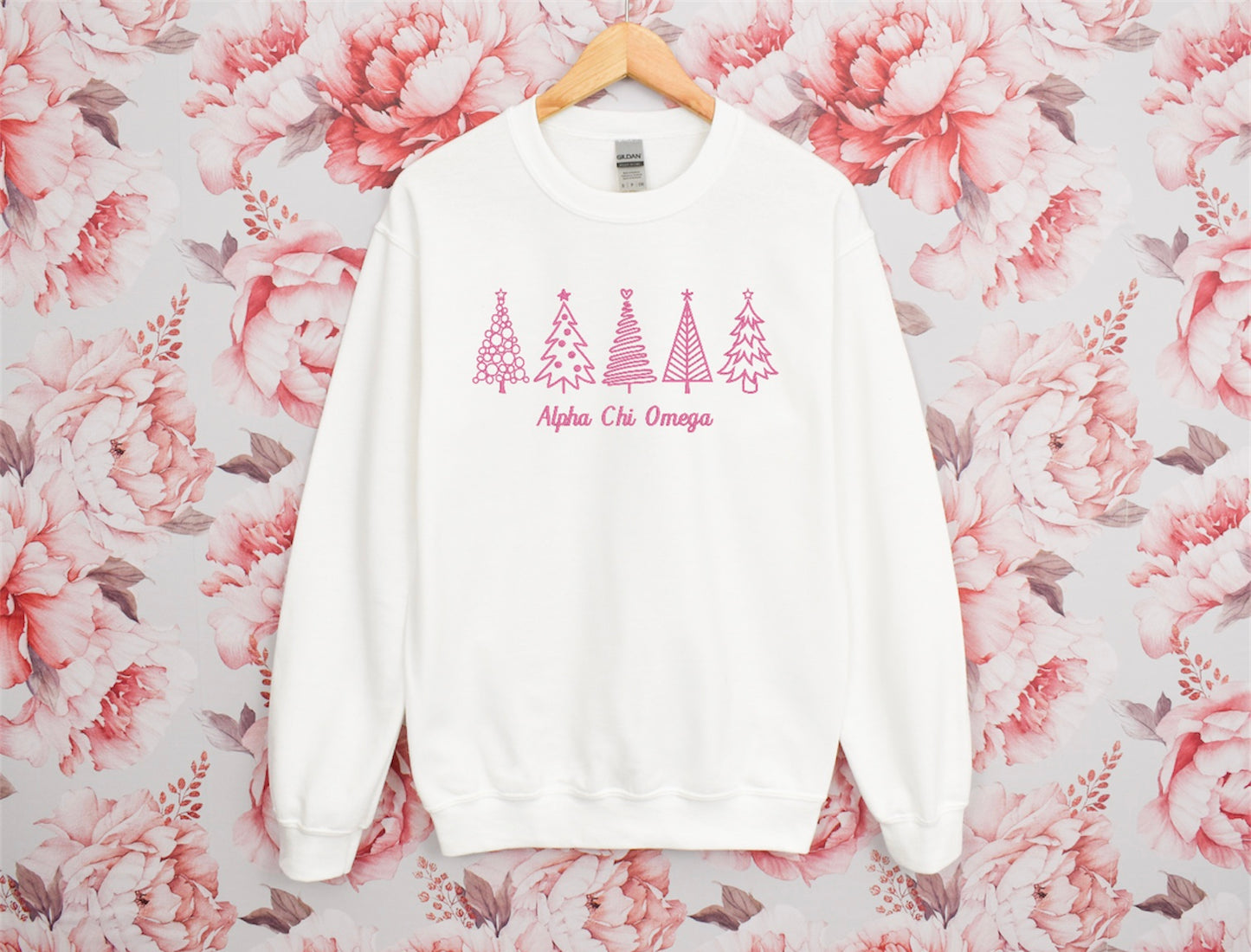 Christmas Tree Sorority Crewneck Sweatshirt