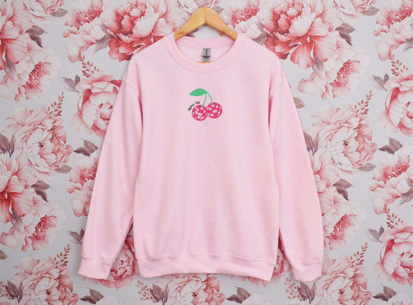Disco Cherry Sorority Crewneck Sweatshirt