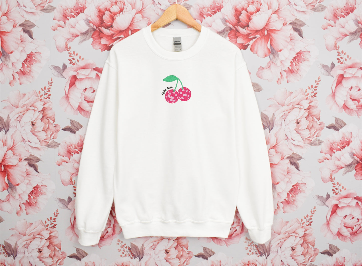 Disco Cherry Sorority Crewneck Sweatshirt