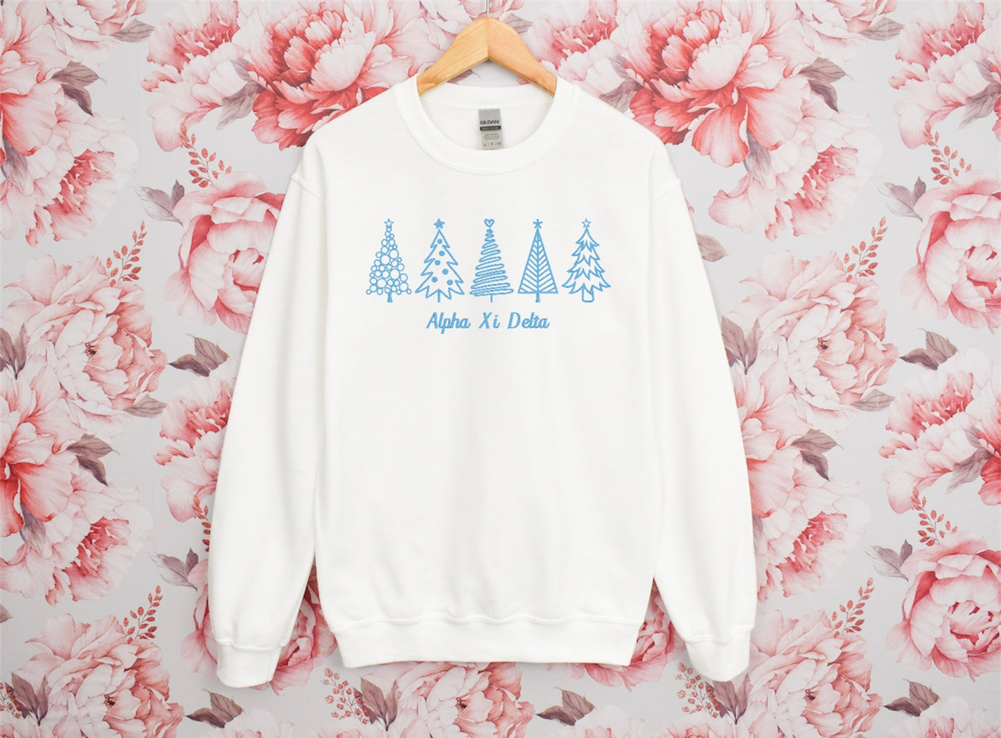 Christmas Tree Sorority Crewneck Sweatshirt