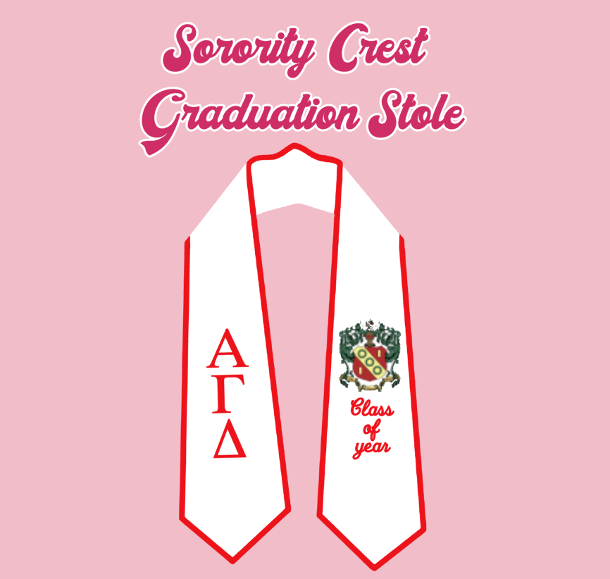 Embroidered Graduation Stole