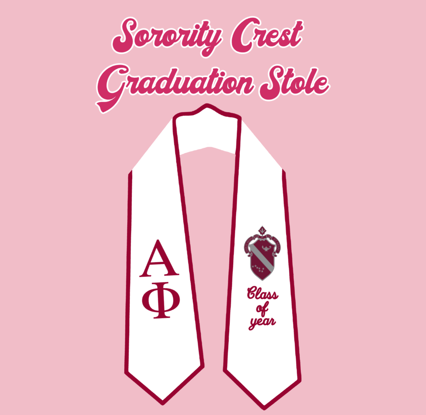 Embroidered Graduation Stole