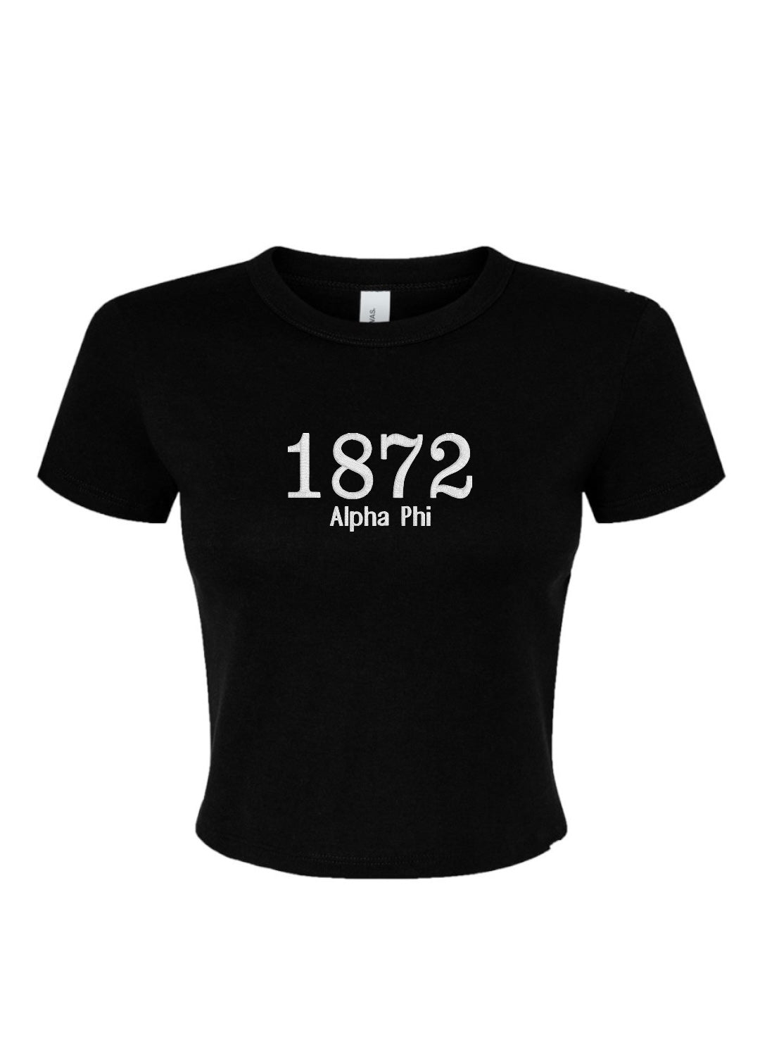 Embroidered Sorority Year Crop Top