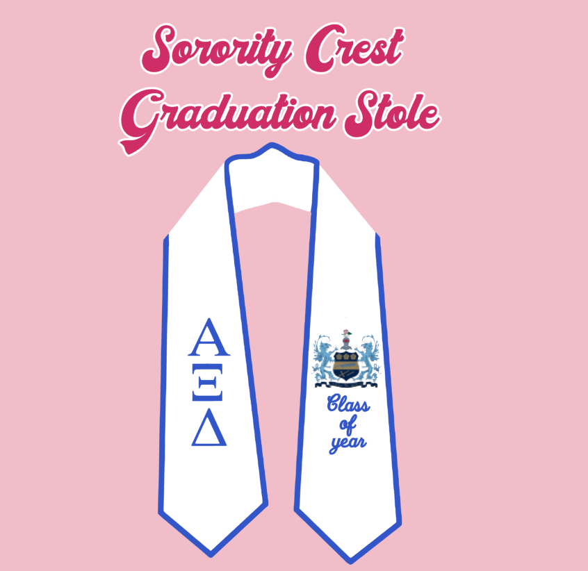 Embroidered Graduation Stole