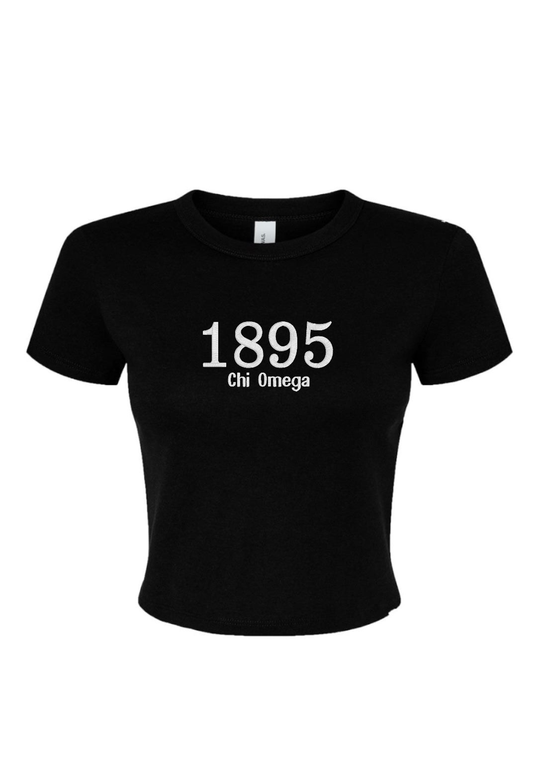 Embroidered Sorority Year Crop Top