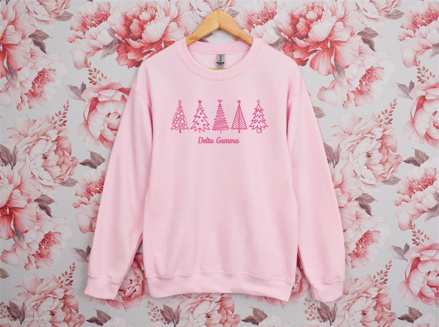 Christmas Tree Sorority Crewneck Sweatshirt