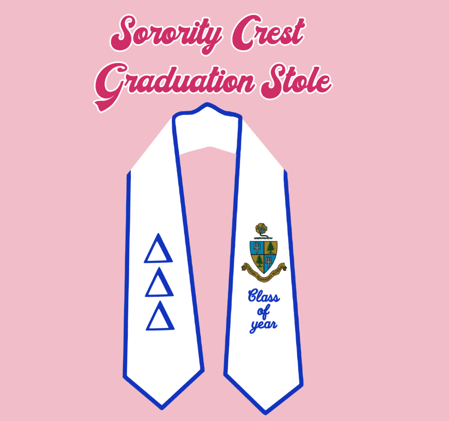 Embroidered Graduation Stole