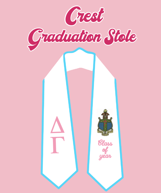 Embroidered Graduation Stole