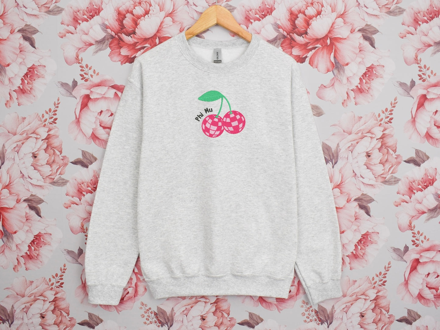 Disco Cherry Sorority Crewneck Sweatshirt
