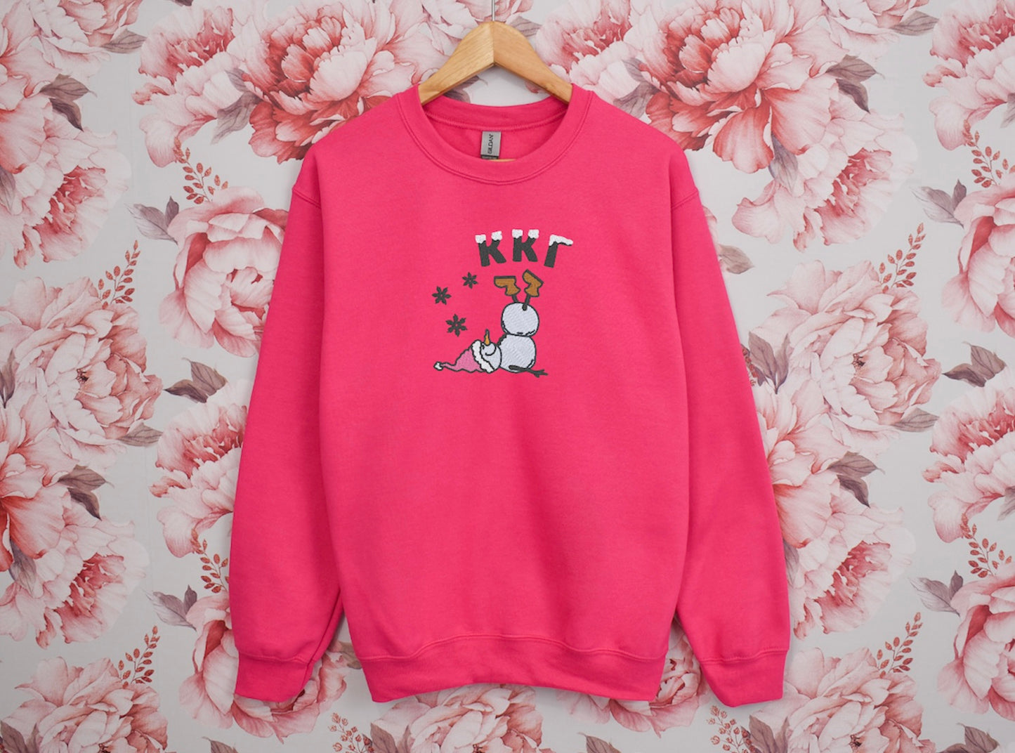 Snowman Sorority Crewneck Sweatshirt