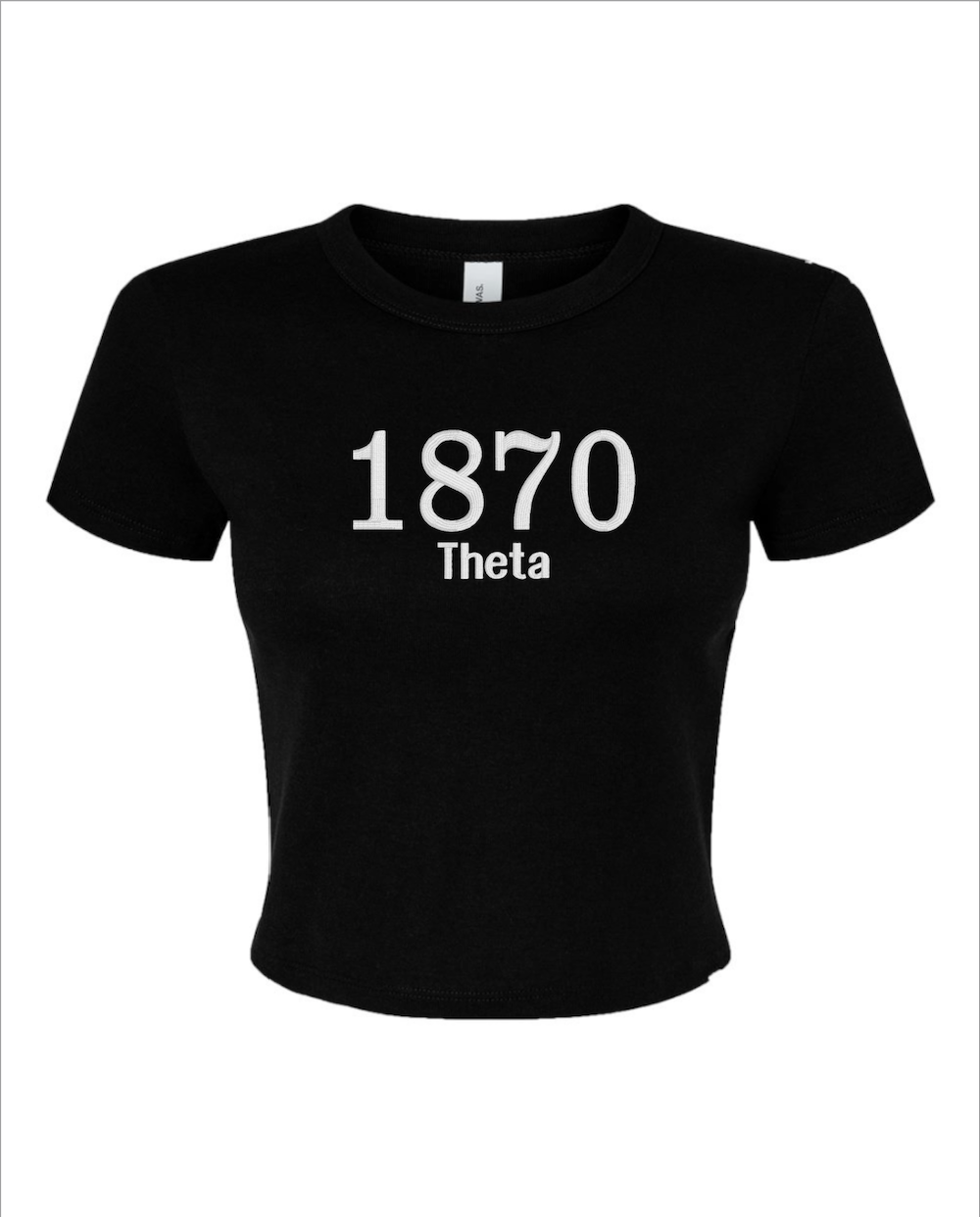 Embroidered Sorority Year Crop Top