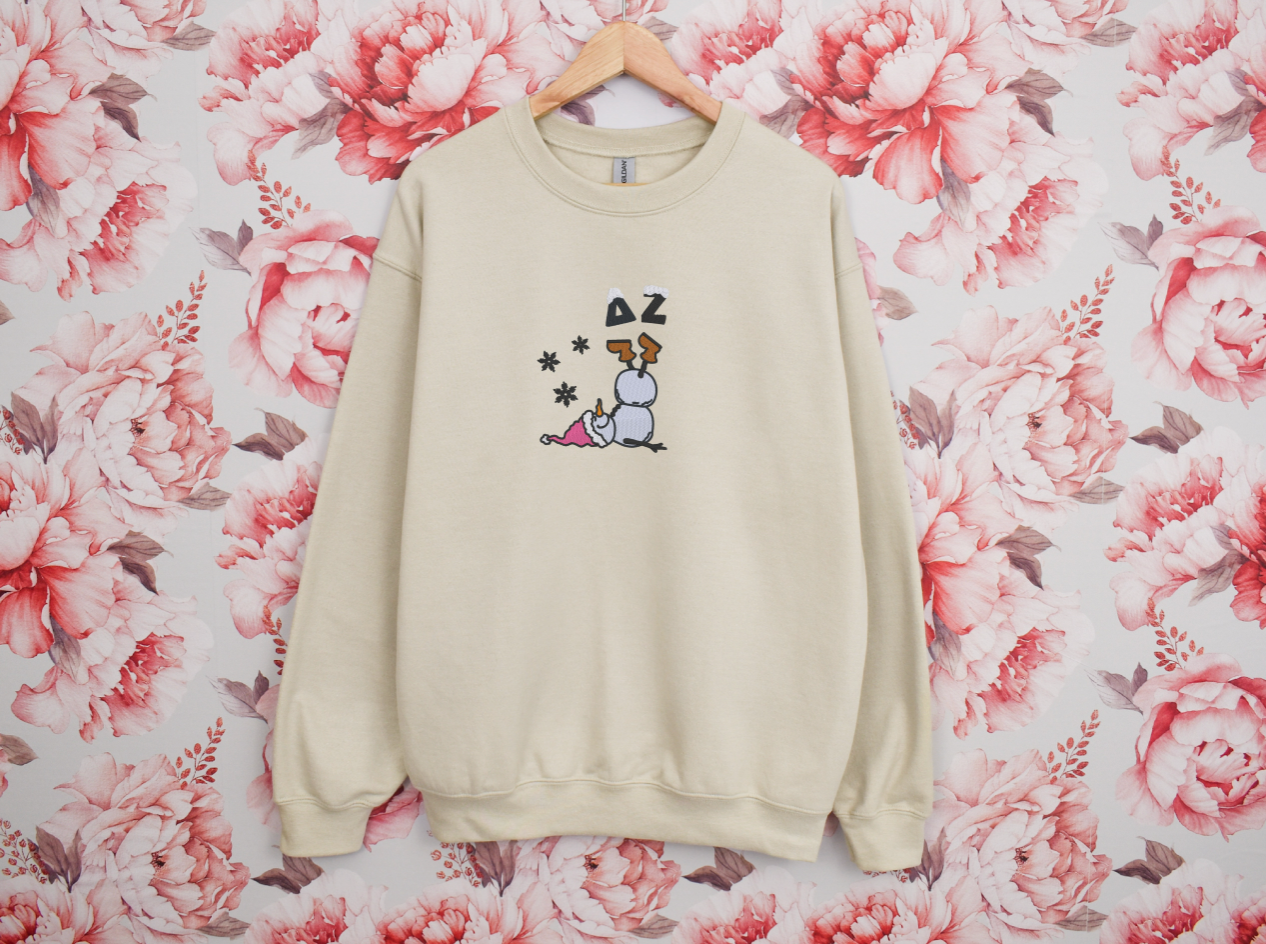 Snowman Sorority Crewneck Sweatshirt