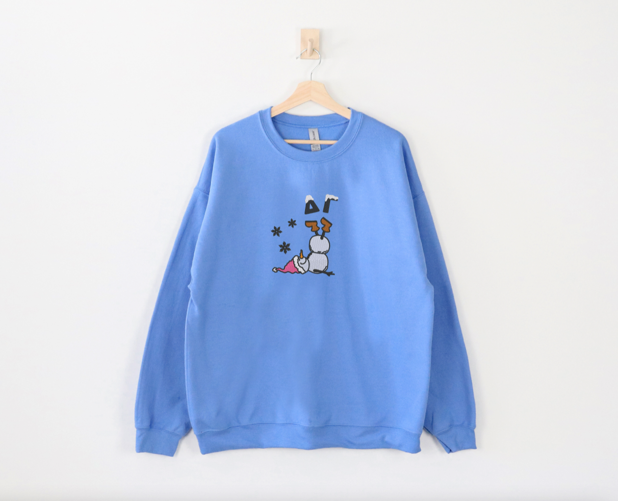 Snowman Sorority Crewneck Sweatshirt