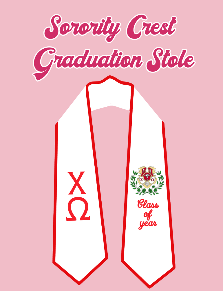 Embroidered Graduation Stole