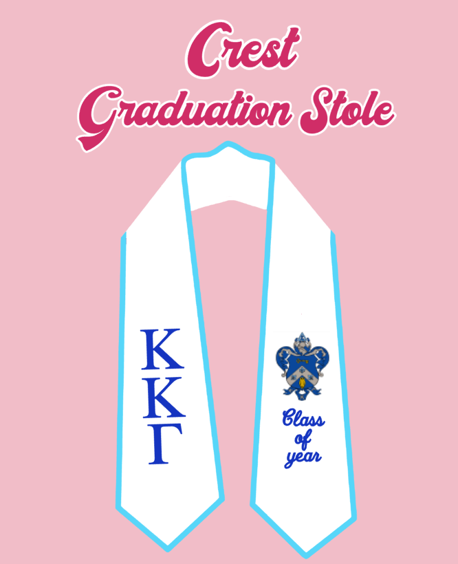 Embroidered Graduation Stole