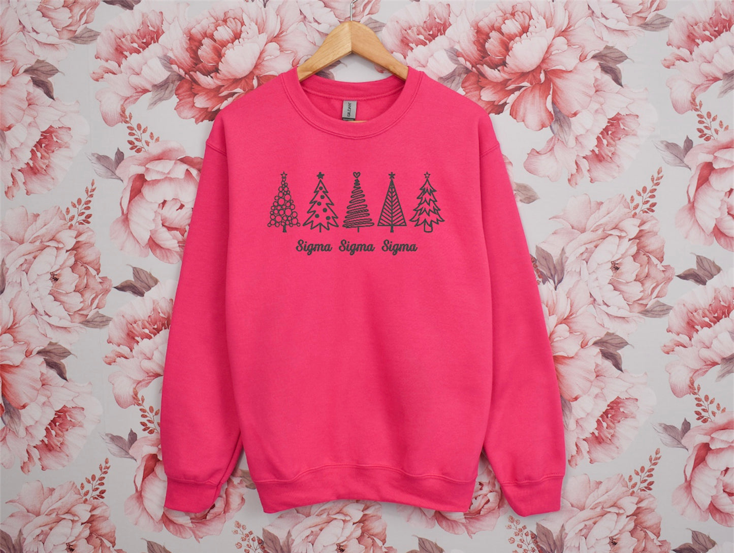 Christmas Tree Sorority Crewneck Sweatshirt