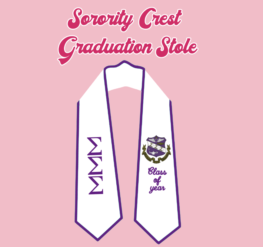 Embroidered Graduation Stole