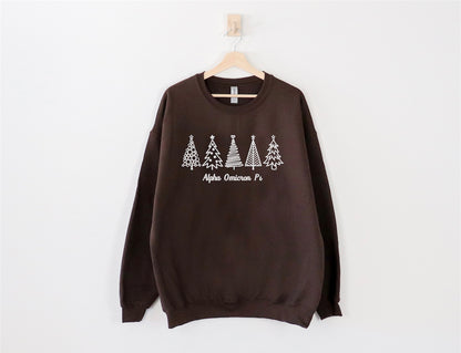Christmas Tree Sorority Crewneck Sweatshirt