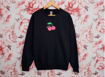Disco Cherry Sorority Crewneck Sweatshirt