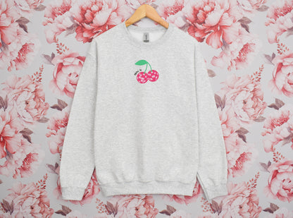 Disco Cherry Sorority Crewneck Sweatshirt