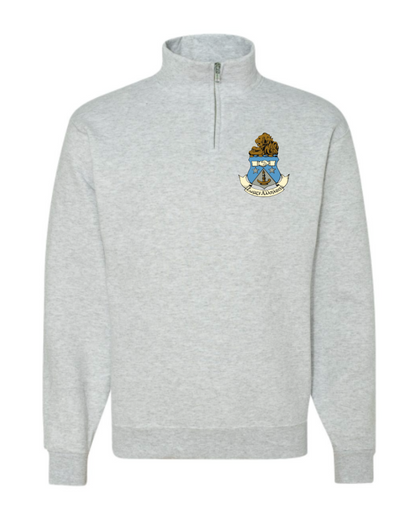 Sorority Crest Quarter Zip Fleece Jacket