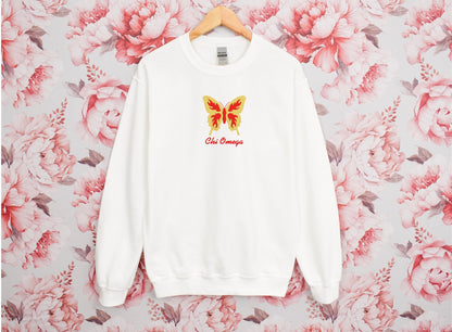 Butterfly Sorority Crewneck Sweatshirt