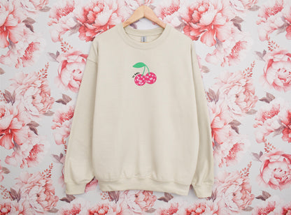 Disco Cherry Sorority Crewneck Sweatshirt