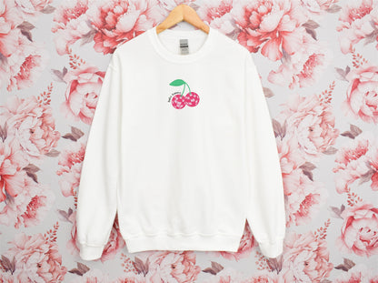Disco Cherry Sorority Crewneck Sweatshirt