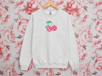 Disco Cherry Sorority Crewneck Sweatshirt