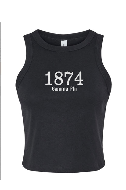 Embroidered Sorority Year Tank Top