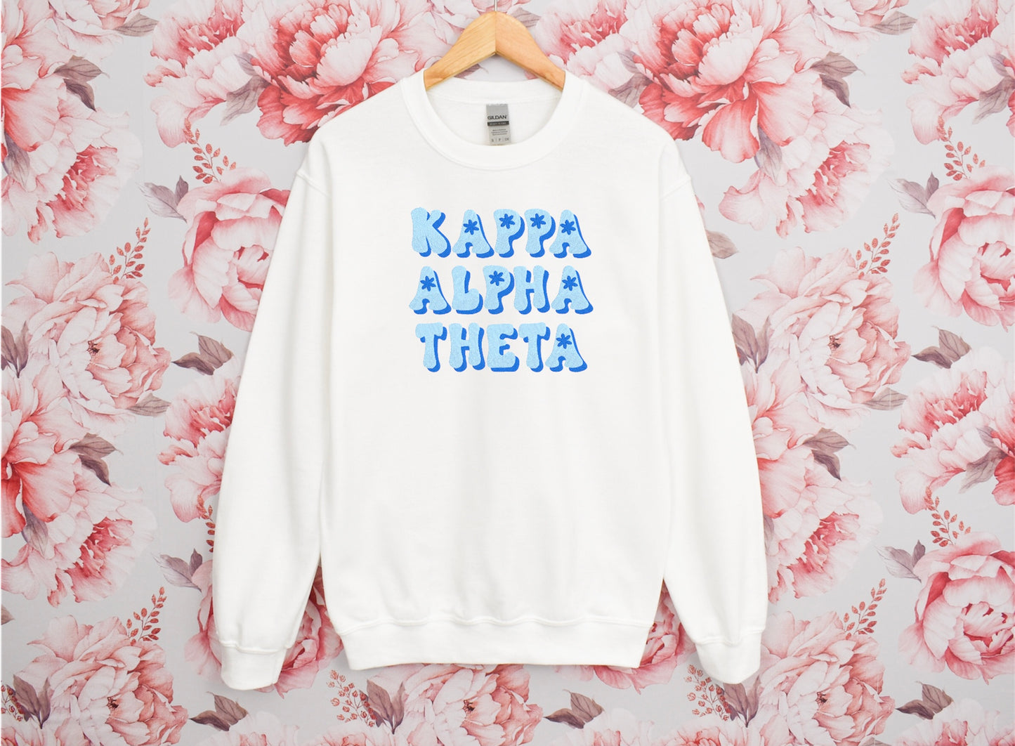 Groovy Blue Sorority Crewneck Sweatshirt