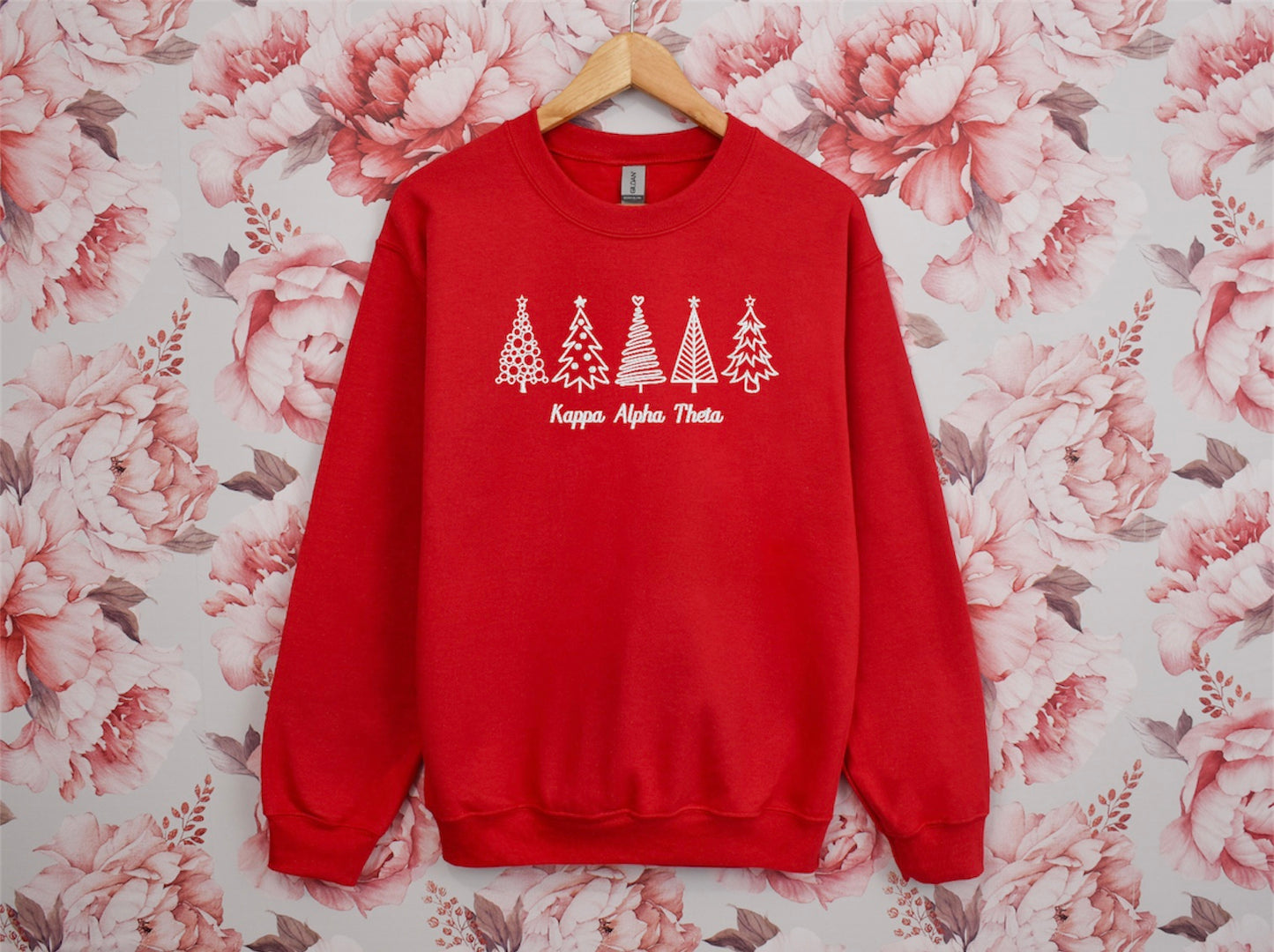 Christmas Tree Sorority Crewneck Sweatshirt