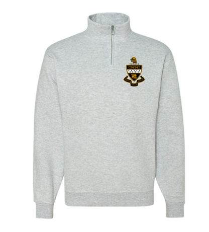 Sorority Crest Quarter Zip Fleece Jacket