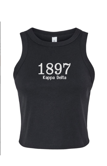 Embroidered Sorority Year Tank Top