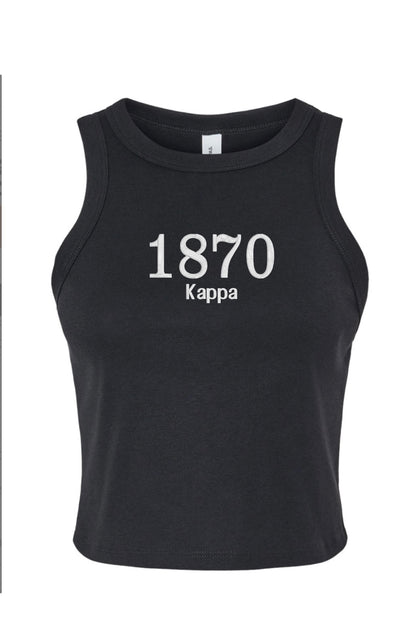 Embroidered Sorority Year Tank Top