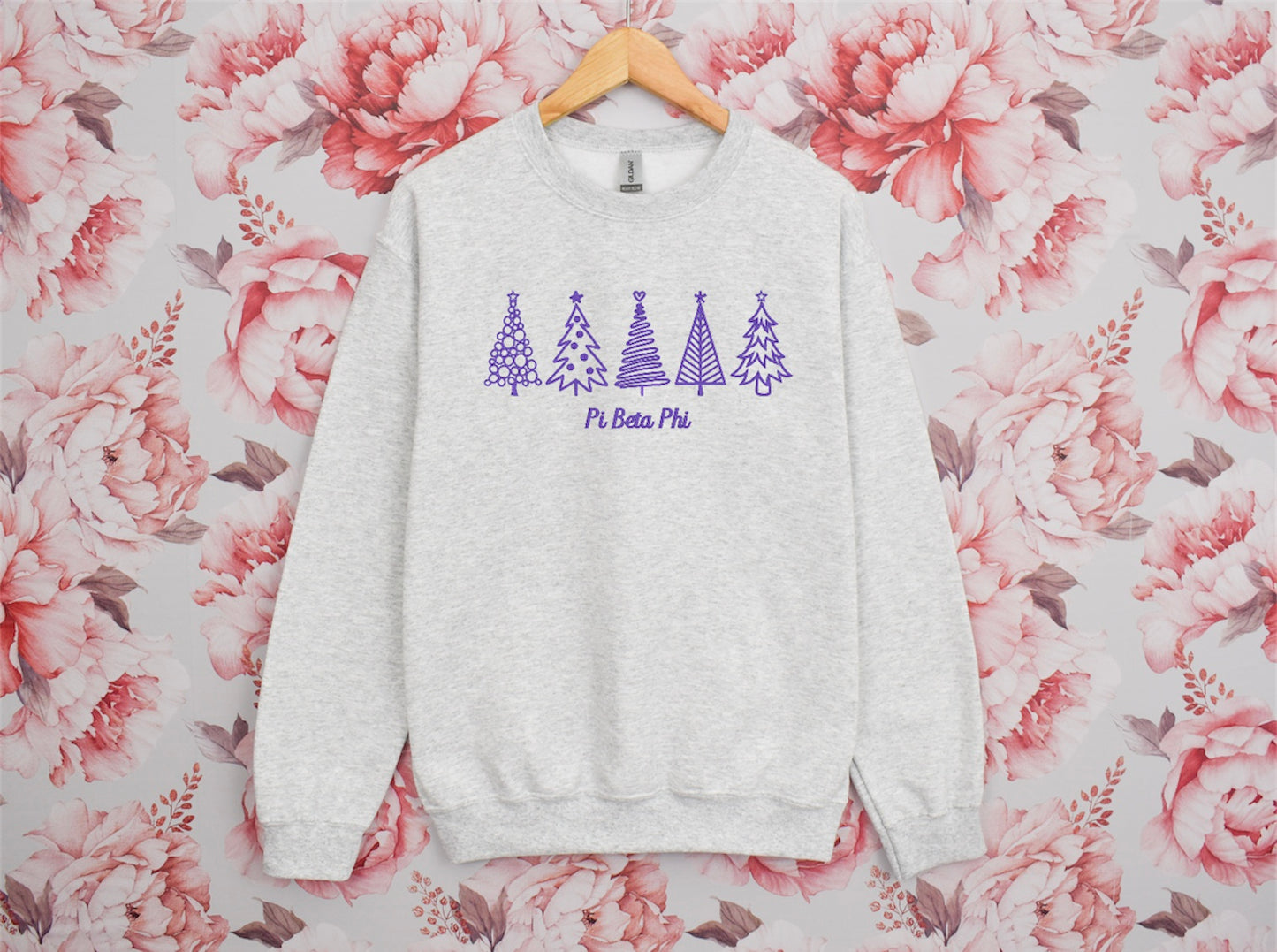 Christmas Tree Sorority Crewneck Sweatshirt