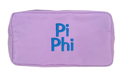 Embroidered Sorority Cosmetic Bag
