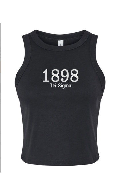 Embroidered Sorority Year Tank Top