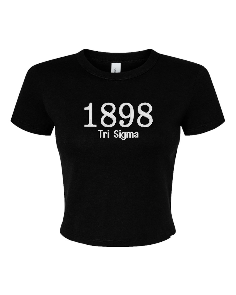 Embroidered Sorority Year Crop Top
