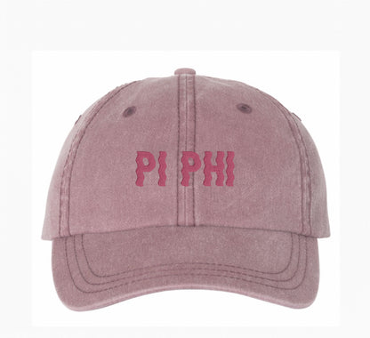 Wavy Embroidered Hat